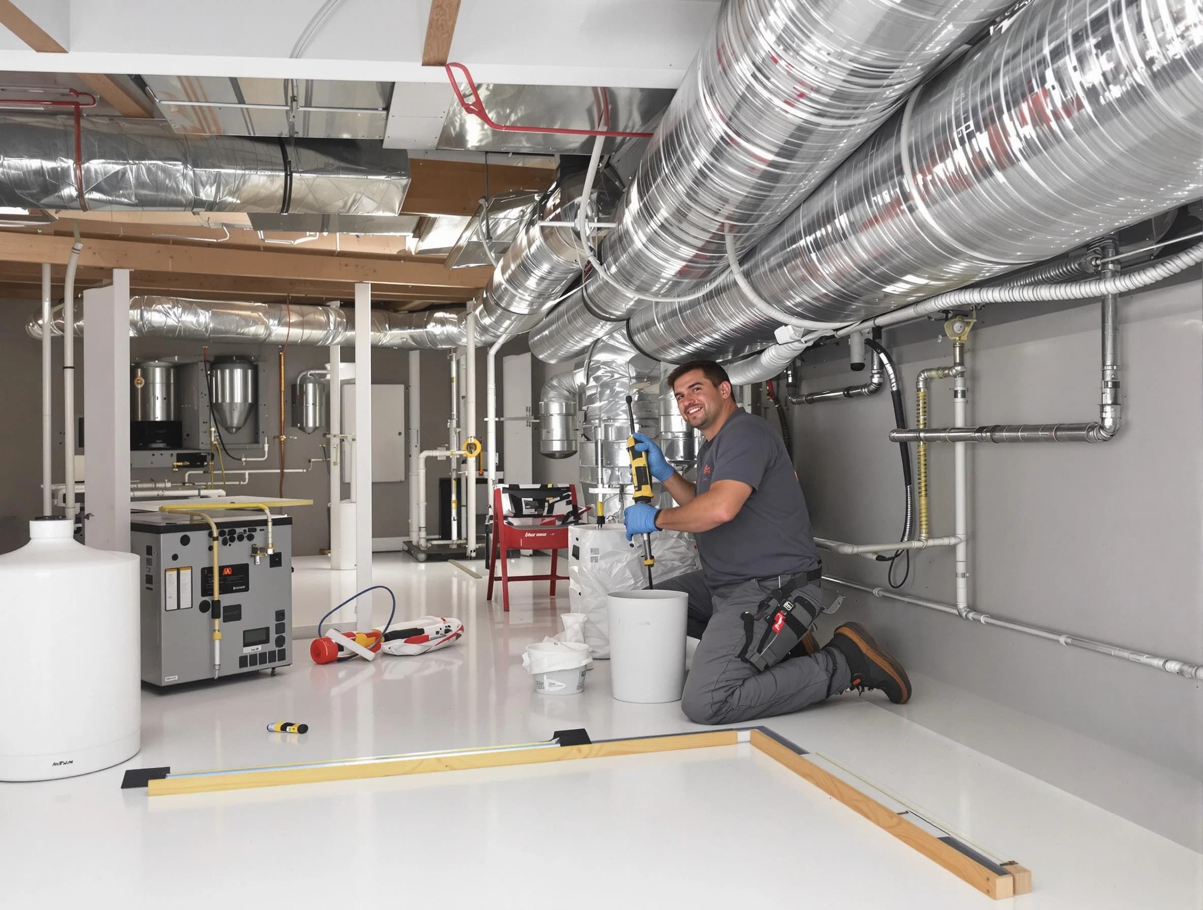 Professional duct sealing service by Riverdale Air Duct Cleaning in Riverdale