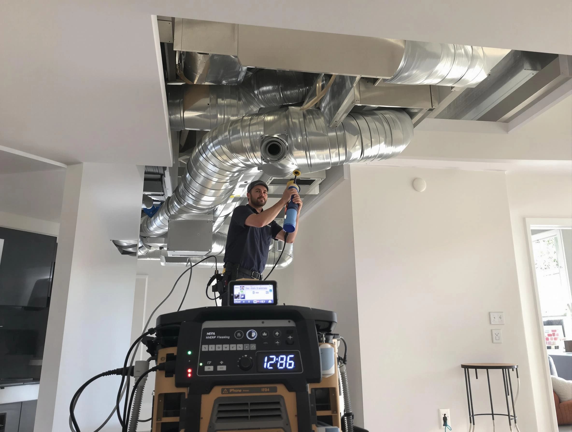 Advanced pure air duct cleaning by Riverdale Air Duct Cleaning in Riverdale